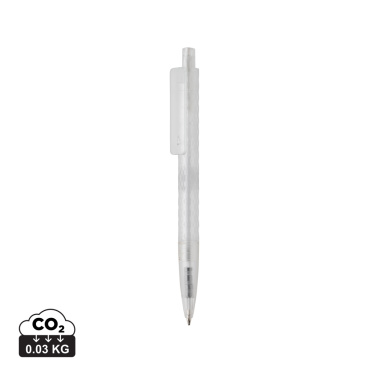 Logotrade promotional merchandise picture of: X3 GRS recycled PC plastic pen frosted