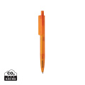 X3 GRS recycled PC plastic pen frosted, orange