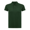 Iqoniq Yosemite women recycled cotton pique polo, forest green