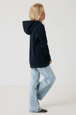 Logotrade promotional item image of: Iqoniq Yengo kids recycled cotton hoodie with sidepockets