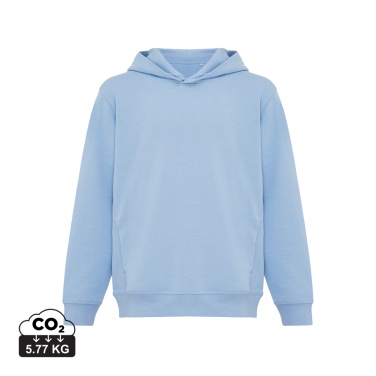 Logotrade business gift image of: Iqoniq Yengo kids recycled cotton hoodie with sidepockets