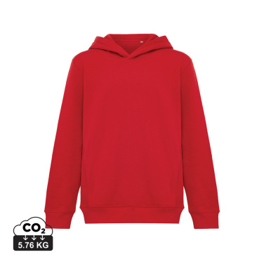 Logotrade advertising products photo of: Iqoniq Yengo kids recycled cotton hoodie with sidepockets