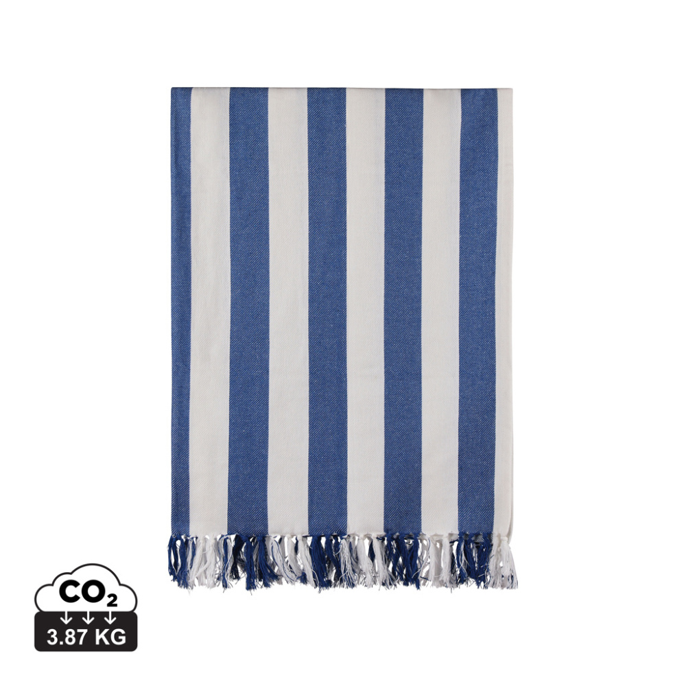 Logotrade promotional merchandise photo of: VINGA Ornos GRS recycled cotton hammam towel