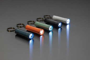 Logotrade advertising product image of: Flash RCS recycled aluminium keychain torch