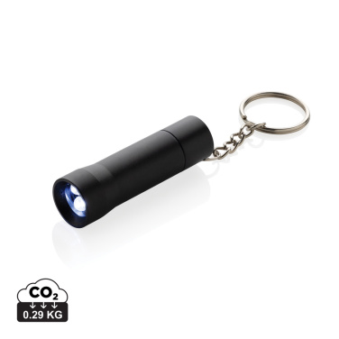 Logotrade promotional gift image of: Flash RCS recycled aluminium keychain torch