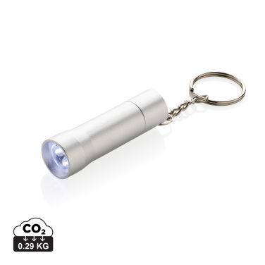 Logotrade promotional items photo of: Flash RCS recycled aluminium keychain torch