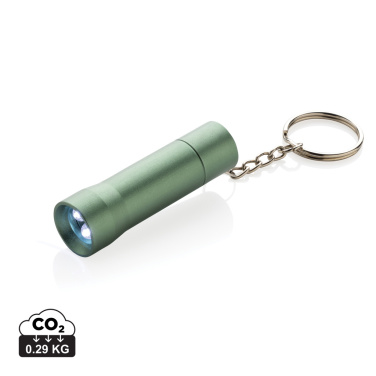 Logotrade business gift image of: Flash RCS recycled aluminium keychain torch