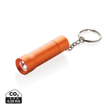 Logotrade corporate gift picture of: Flash RCS recycled aluminium keychain torch