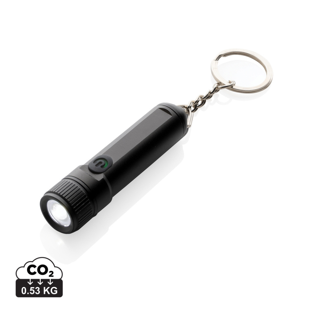 Logotrade corporate gifts photo of: Gear X rechargeable ultra bright keychain torch