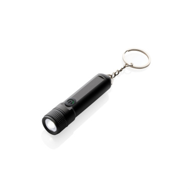 Logo trade promotional gifts picture of: Gear X rechargeable ultra bright keychain torch