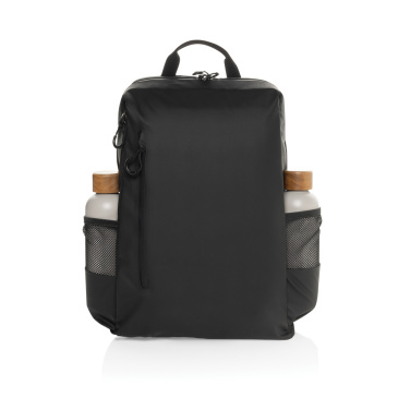 Logotrade promotional giveaway picture of: Lima Aware™ RPET water resistant 15.6 laptop backpack