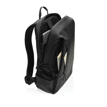 Logo trade promotional merchandise image of: Lima Aware™ RPET water resistant 15.6 laptop backpack