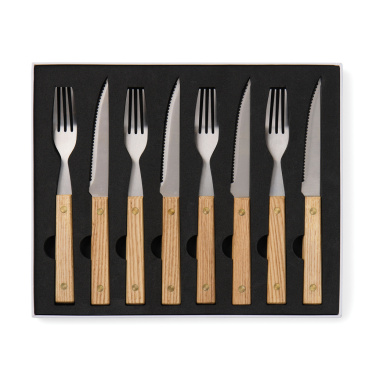 Logo trade promotional item photo of: VINGA Paso 8 pcs bbq cutlery set