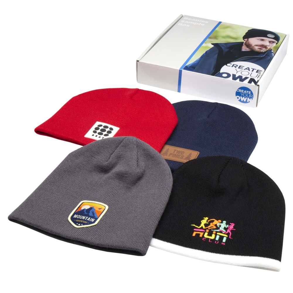 Logo trade promotional items picture of: Beanie sample box