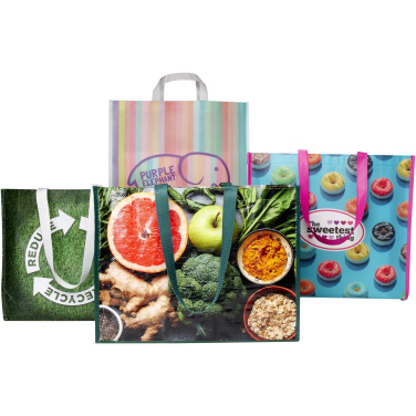 Logo trade promotional merchandise photo of: Laminated totes sample box