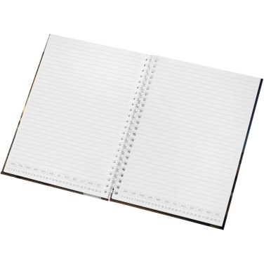 Logo trade promotional giveaway photo of: Desk-Mate® A5 hard cover undated diary