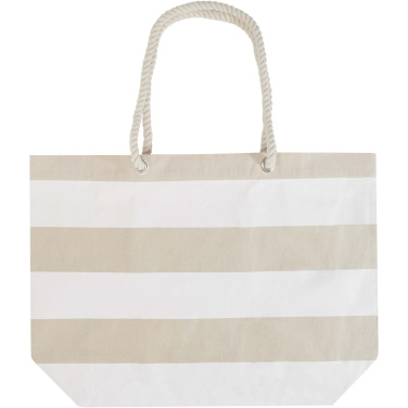 Logotrade business gift image of: Florida 270 g/m² GRS recycled beach tote bag 18L