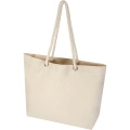 Florida 270 g/m² GRS recycled beach tote bag 18L, Natural / Natural