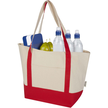 Logo trade promotional giveaways image of: Sam 320 g/m² GRS recycled cotton tote bag