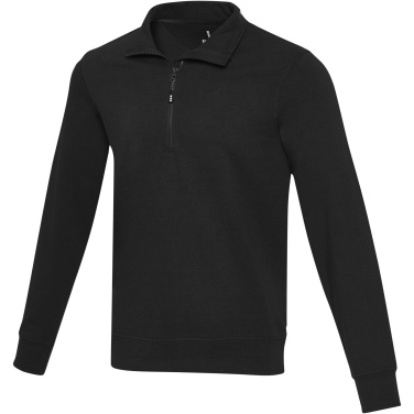 Logo trade promotional items picture of: Tin unisex Aware™ recycled quarter zip sweater 