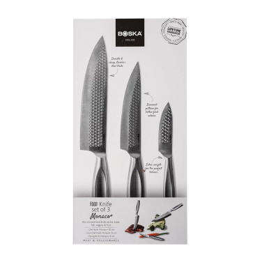 Logotrade promotional item picture of: BOSKA Kitchen Knives Monaco+, set of 3