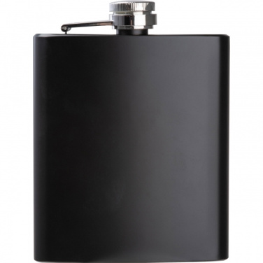 Logo trade promotional items image of: Stainless steel hip flask Sheffield