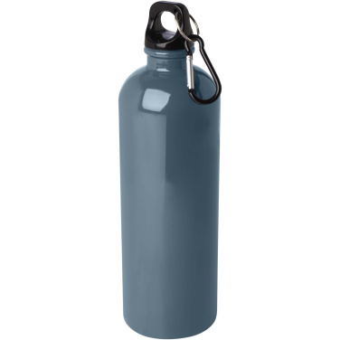 Logo trade promotional items picture of: Oregon 750 ml RCS certified single wall stainless steel water bottle with carabiner
