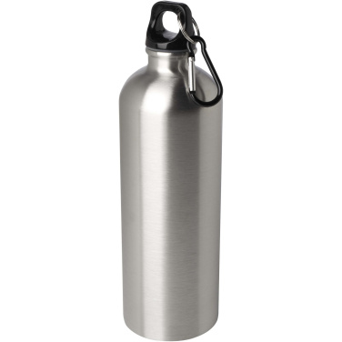 Logotrade promotional item picture of: Oregon 750 ml RCS certified single wall stainless steel water bottle with carabiner