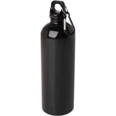 Logotrade promotional giveaway picture of: Oregon 750 ml RCS certified single wall stainless steel water bottle with carabiner