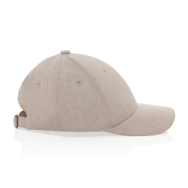 Logotrade corporate gifts photo of: Milo AWARE™ recycled heather 6 panel cap 200gr