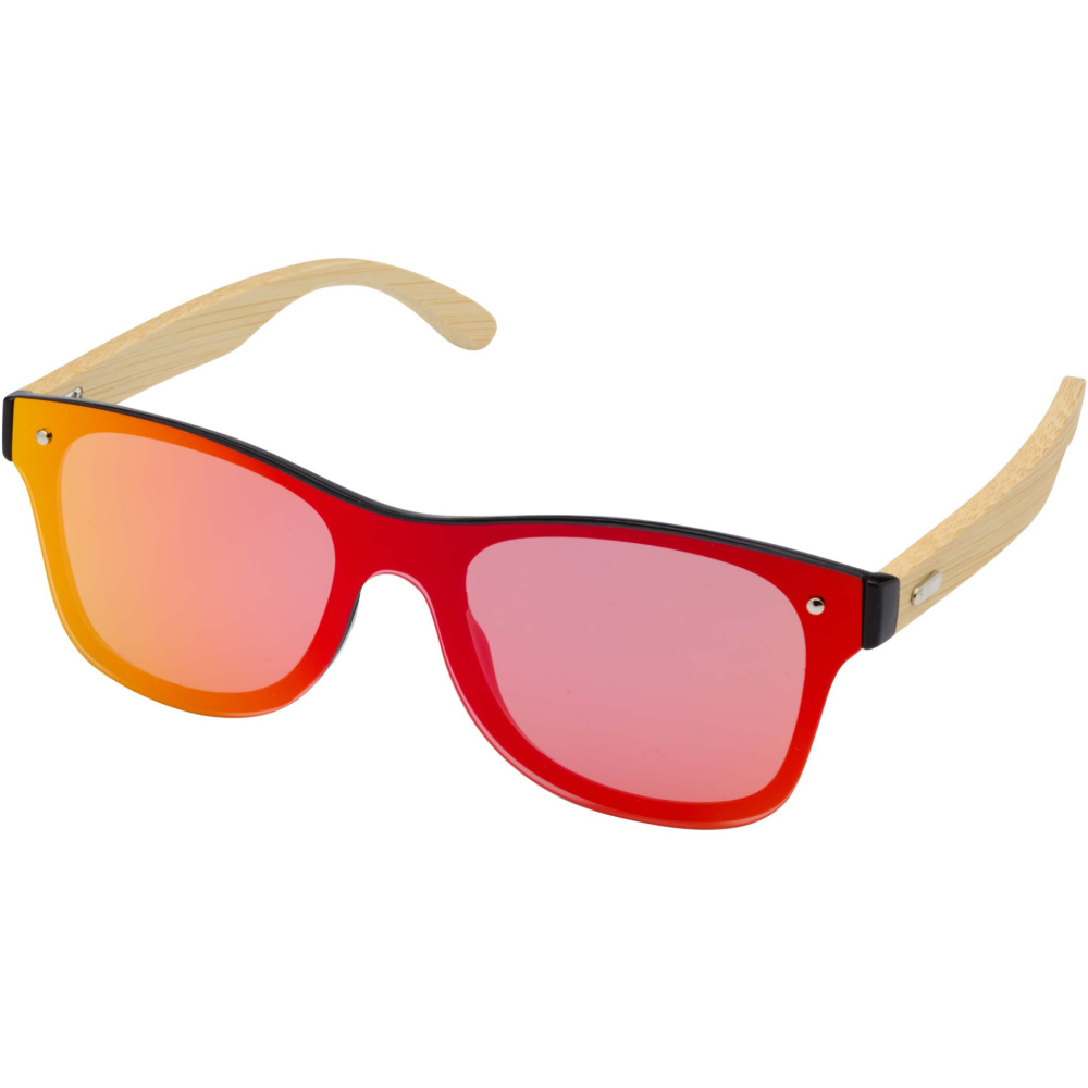 Logotrade promotional merchandise picture of: Tan sunglasses with bamboo temples