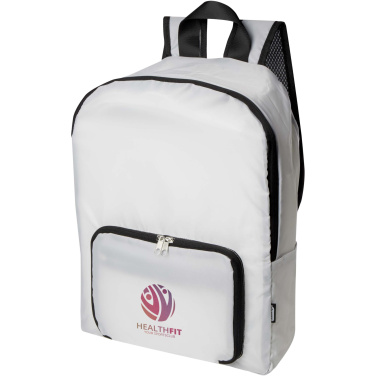 Logotrade advertising products photo of: EcoFold RPET foldable backpack 15L