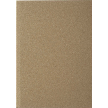 Logotrade advertising products photo of: Novella Austen A5 recycled soft cover kraft notebook - 50 sheets 