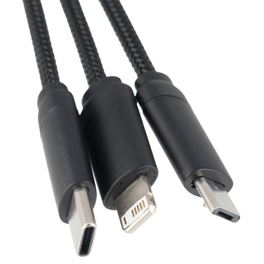 Logotrade promotional gift image of: Big cable 4in1 with illuminated logo - i5w
