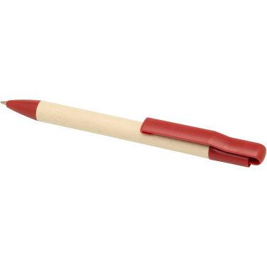 Logotrade promotional item image of: Liliana sugarcane paper ballpoint pen (blue ink)