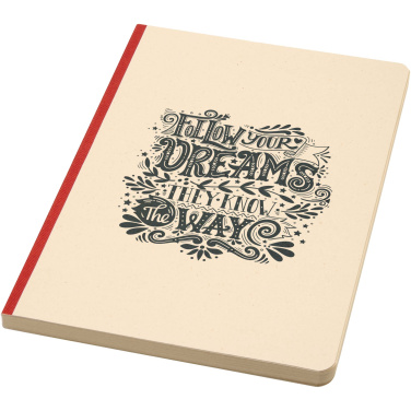 Logotrade promotional giveaway picture of: Liliana A5 sugarcane and RPET soft cover notebook