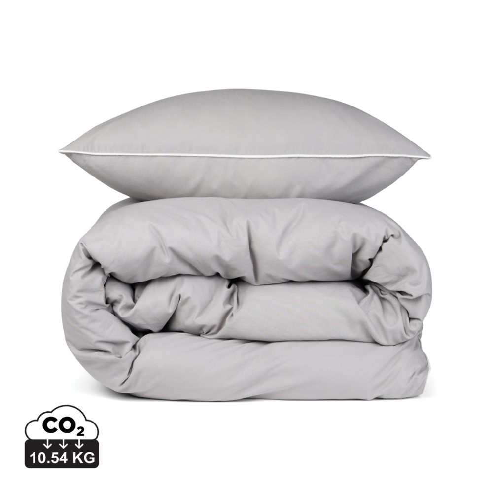 Logo trade promotional products picture of: VINGA Marston OCS organic cotton bed linen, 4 pcs set