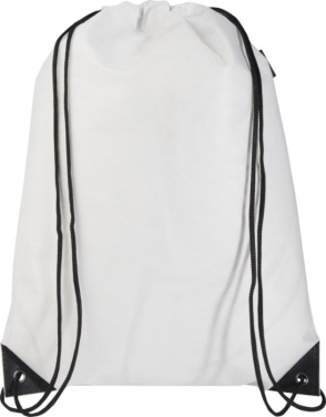 Logotrade promotional merchandise photo of: Evergreen GRS recycled non-woven drawstring bag 5L