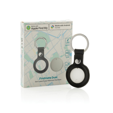 Logo trade promotional products image of: Findmate Dual RCS recycled plastic item finder IPX 5