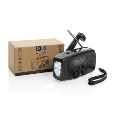 Logo trade promotional items image of: RescueWave RCS recycled plastic emergency radio