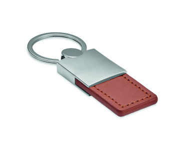 Logotrade business gifts photo of: PU and metal key ring Helsinki