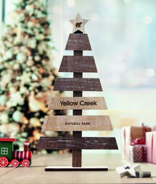 Logo trade corporate gifts picture of: Wooden Christmas tree