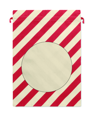 Logo trade promotional gifts image of: Large Santa cotton bag