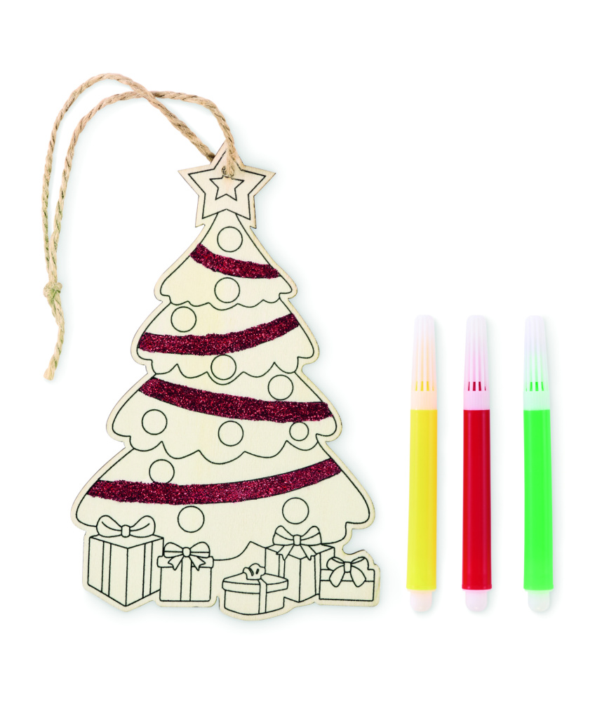 Logo trade promotional items picture of: Christmas tree ornament