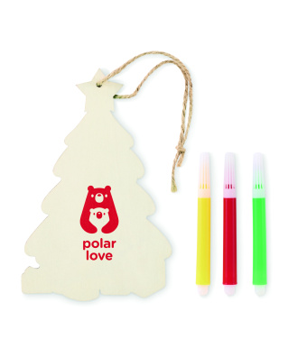 Logo trade promotional gifts image of: Christmas tree ornament