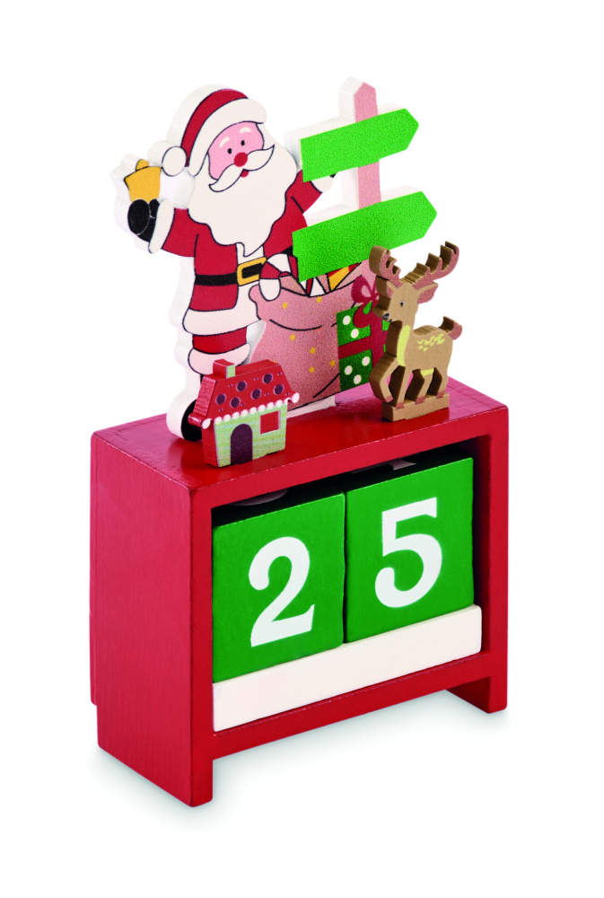 Logo trade advertising product photo of: Christmas countdown calendar