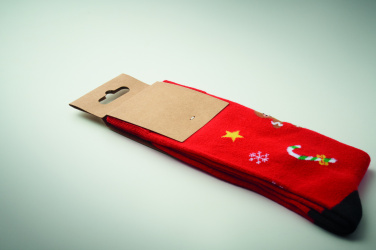 Logo trade corporate gifts picture of: Pair of Christmas socks L
