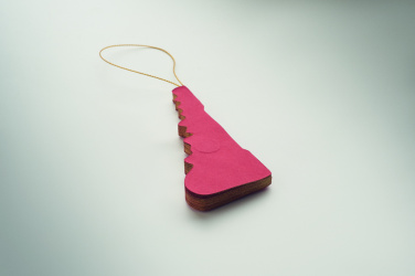 Logo trade promotional items image of: Christmas paper tree hanger