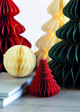 Logo trade promotional item photo of: Christmas paper tree hanger