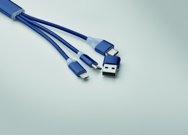 Logo trade promotional products image of: 4 in 1 charging cable type C